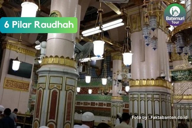 Mengenal 6 Pilar Raudhah, Pilar Masuknya Islam Hingga Pilar Ampunan Dosa